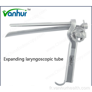 Tube laryngoscopique expansible pour laryngoscope